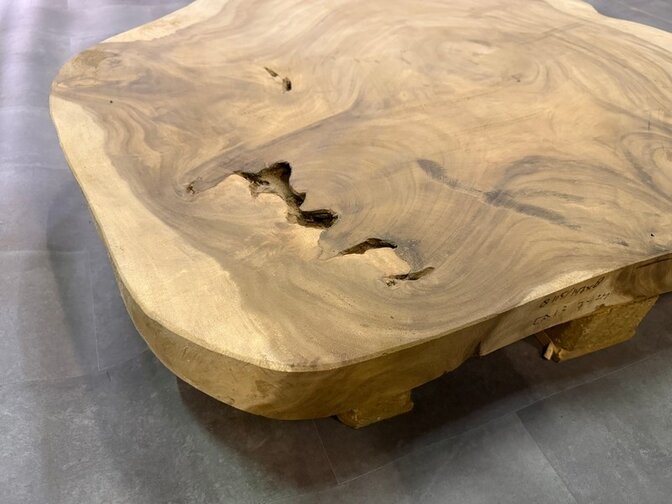 Ronde Boomstamtafel blad 125/130cm CA13-724