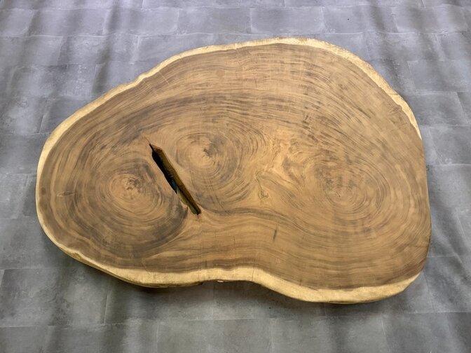 Ronde Boomstamtafel blad 140/180cm CA73-1124