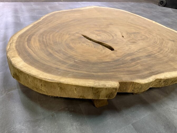 Ronde Boomstamtafel blad 155/170cm CA62-1124