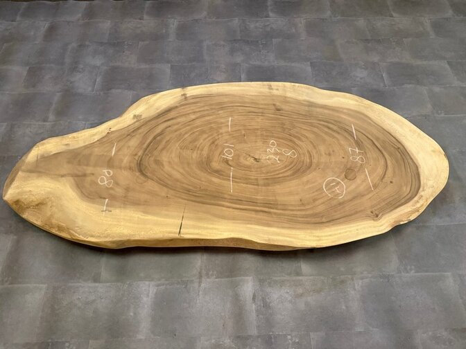 Ovale boomstamtafel 105x235cm CA65-624