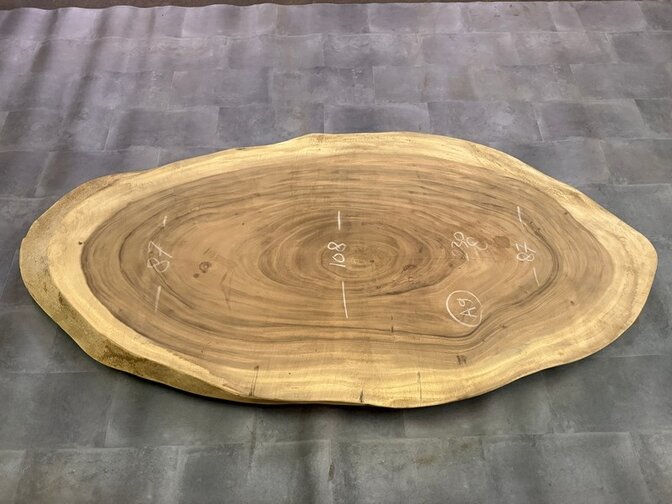 Ovale boomstamtafel 110x230cm CA60-624