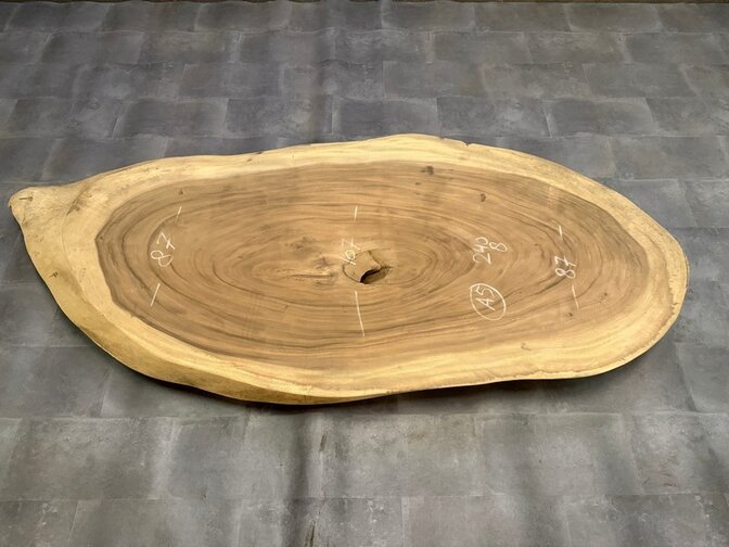Ovale boomstamtafel 105x250cm CA56-624
