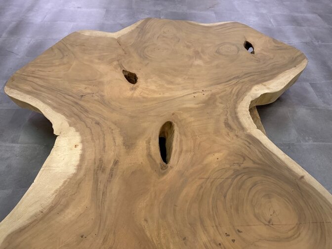 Ronde Boomstamtafel blad 165/215cm CA71-1020