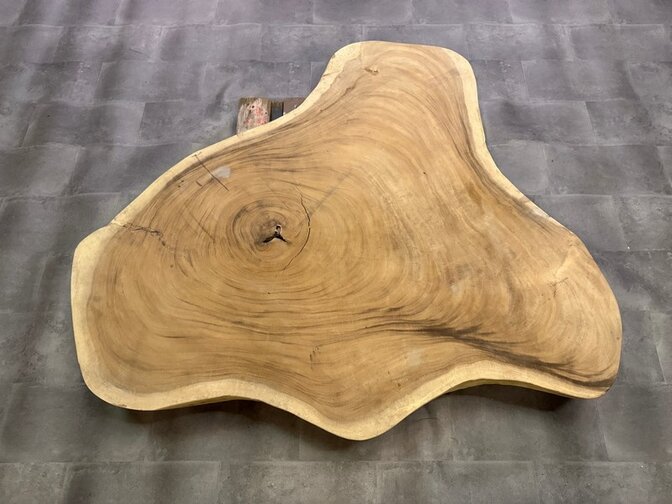 Boomstamtafelblad rond 155/215cm CA20-323