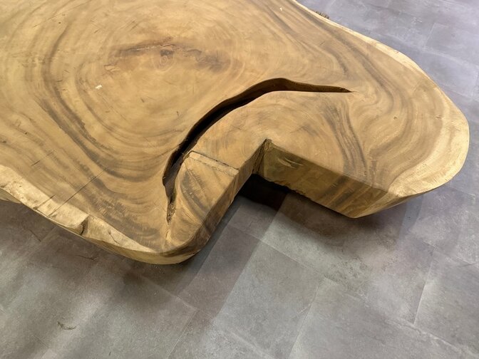 Boomstamtafelblad rond 135/165cm CA551-1020