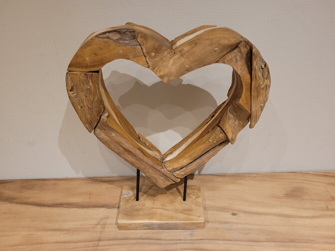 Hart van Wortelhout - 50cm