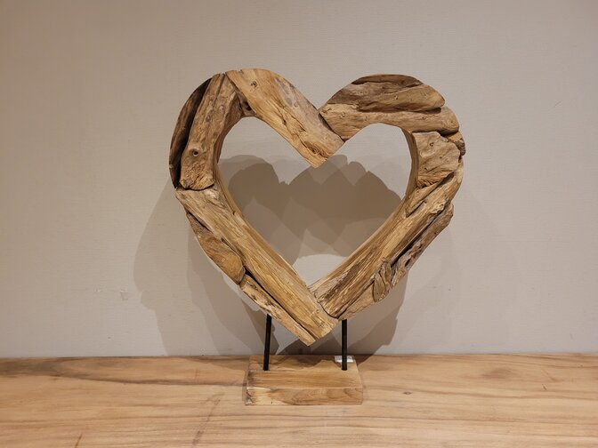 Hart van Wortelhout - 60cm