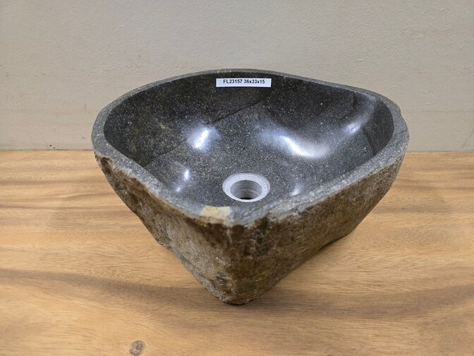 Waskom Natuursteen - 36x33x15cm - FL23157