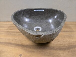 Waskom Natuursteen - 39x32x15cm - FL23158