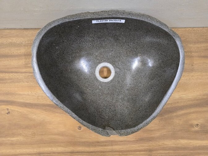 Waskom Natuursteen - 39x32x15cm - FL23158
