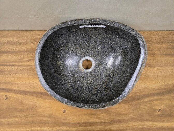 Waskom Natuursteen - 40x31x15cm - FL23159