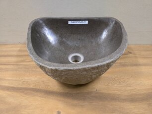 Waskom Natuursteen - 37x30x15cm - FL23167