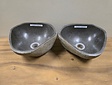 2 waskommen uit 1 steen - 31x29x15cm - FL23239