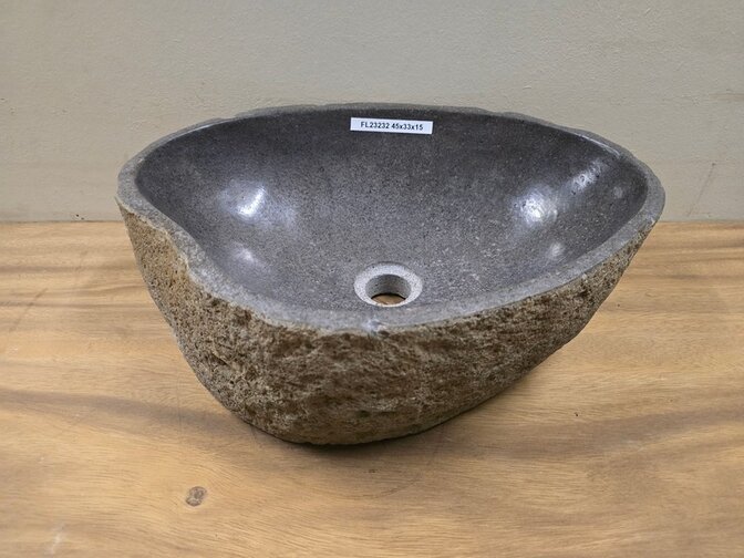 Waskom Natuursteen - 45x33x15cm - FL23232