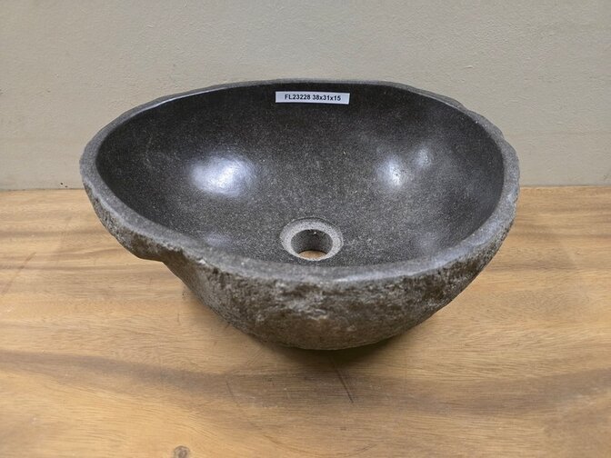 Waskom Natuursteen - 38x31x15cm - FL23228