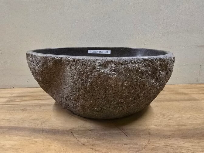 Waskom Natuursteen - 38x31x15cm - FL23228