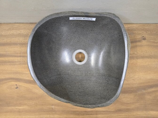 Waskom Natuursteen - 36x32x15cm - FL23223