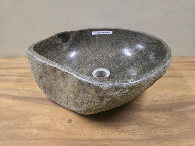 Waskom Natuursteen - 45x36x15cm - FL23222