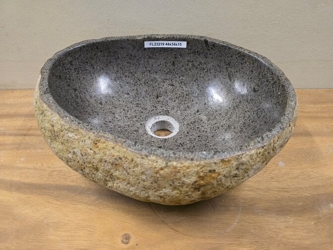 Waskom Natuursteen - 44x34x15cm - FL23219