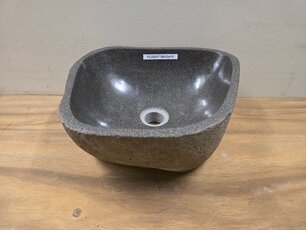 Waskom Natuursteen - 36x33x15cm - FL23217