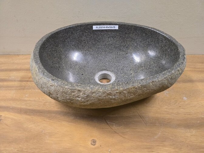 Waskom Natuursteen - 43x32x15cm - FL23214