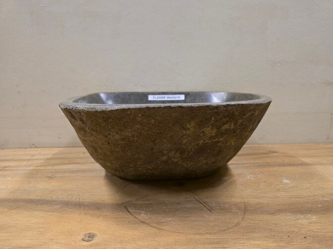 Waskom Natuursteen - 34x32x15cm - FL23208