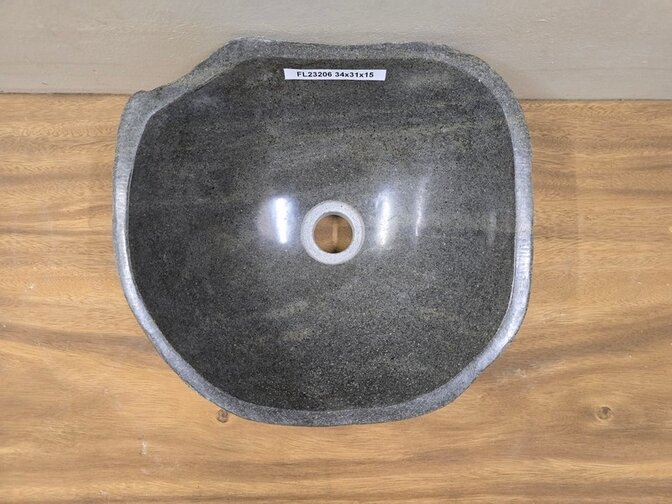Waskom Natuursteen - 39x31x15cm - FL23206
