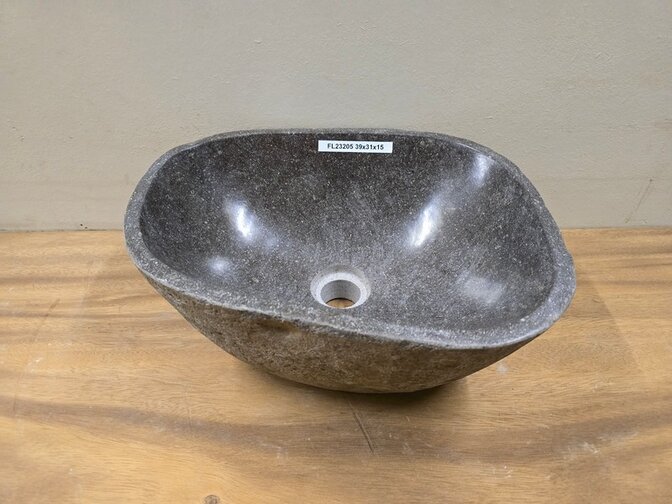 Waskom Natuursteen - 39x31x15cm - FL23205