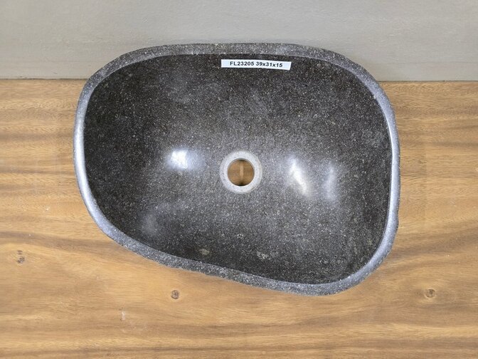 Waskom Natuursteen - 39x31x15cm - FL23205