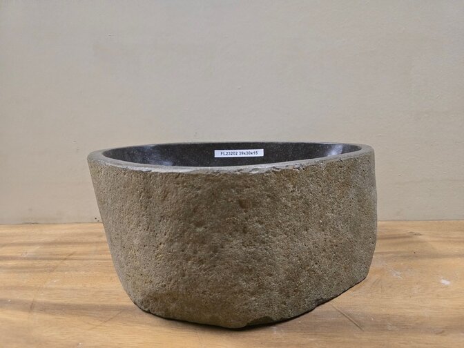 Waskom Natuursteen - 39x30x15cm - FL23202