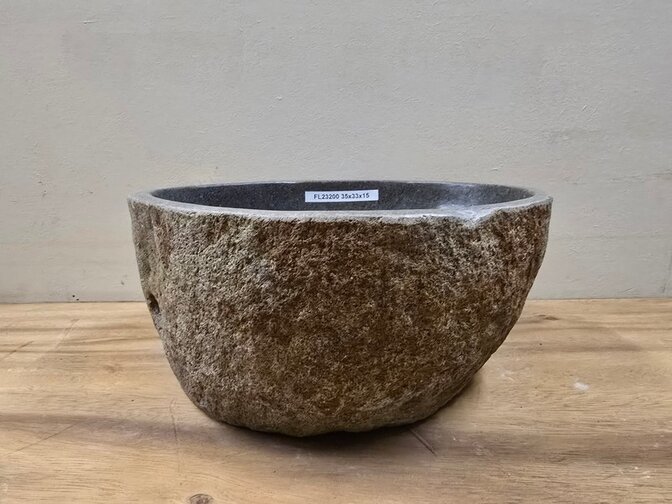 Waskom Natuursteen - 35x33x15cm - FL23200