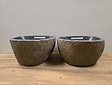 2 waskommen uit 1 steen - 30x27x15cm - FL23198