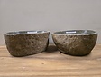 2 waskommen uit 1 steen - 34x29x15cm - FL23195