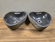 2 waskommen uit 1 steen - 35x34x15cm - FL23187