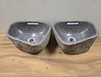 2 waskommen uit 1 steen - 34x27x15cm - FL23185