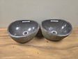 2 waskommen uit 1 steen - 33x26x15cm - FL23183