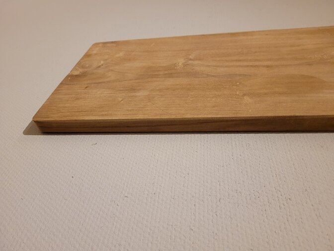 Teak borrelplank - 22x80cm