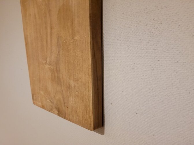 Teak borrelplank - 22x80cm