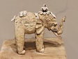 Staande olifant met schelpen - 25x20cm