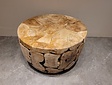 Salontafel rond 80cm - Wortelhout teak