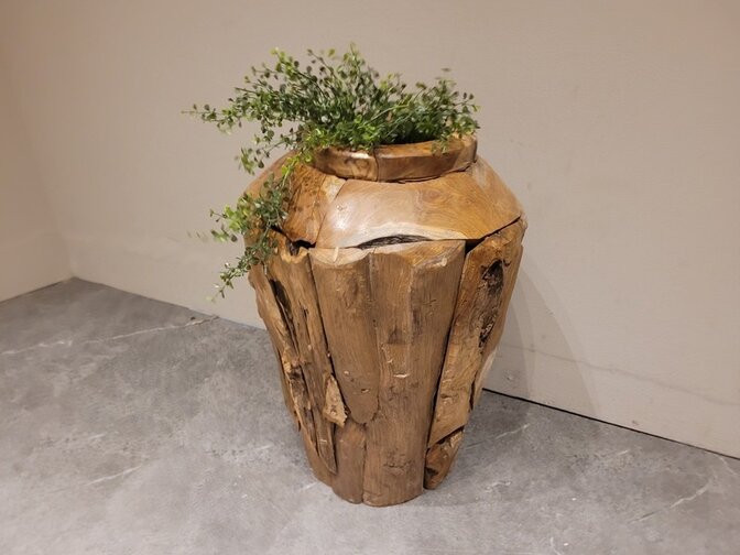 Vaas van Wortelhout  60cm