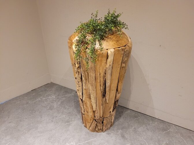 Vaas van Wortelhout  90cm