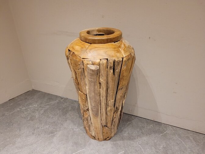 Vaas van Wortelhout  90cm