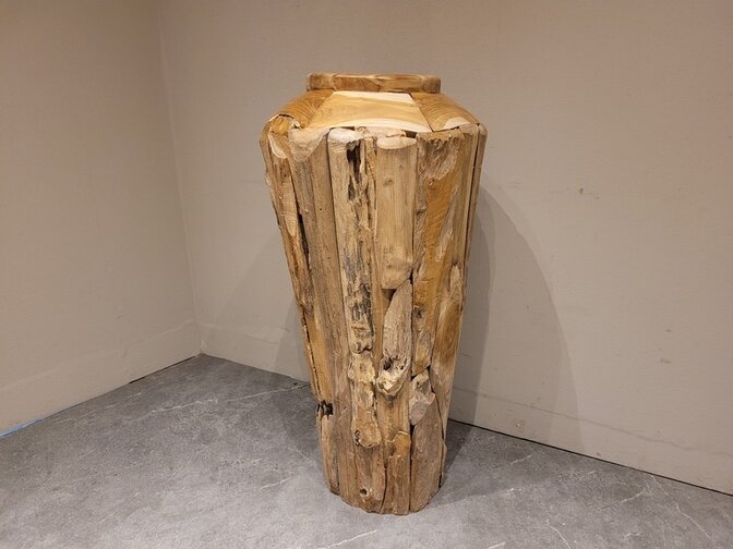 Vaas van Wortelhout  110cm