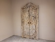Oude Indonesische deur met kozijn - 105x210cm