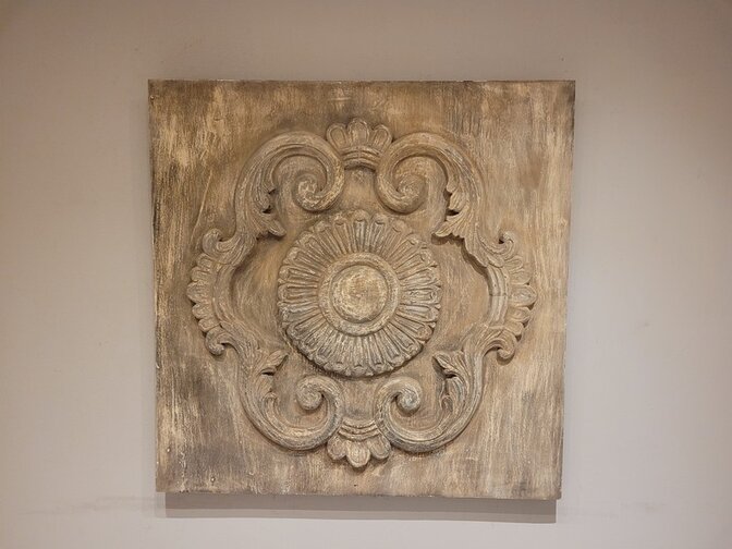 Hout wandpaneel 120x120cm - EA2511-01