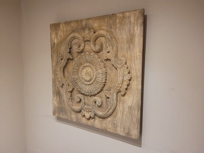 Hout wandpaneel 120x120cm - EA2511-01