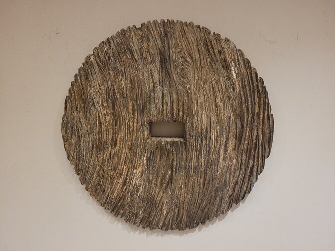 Rond decoratie wandpaneel - 80cm