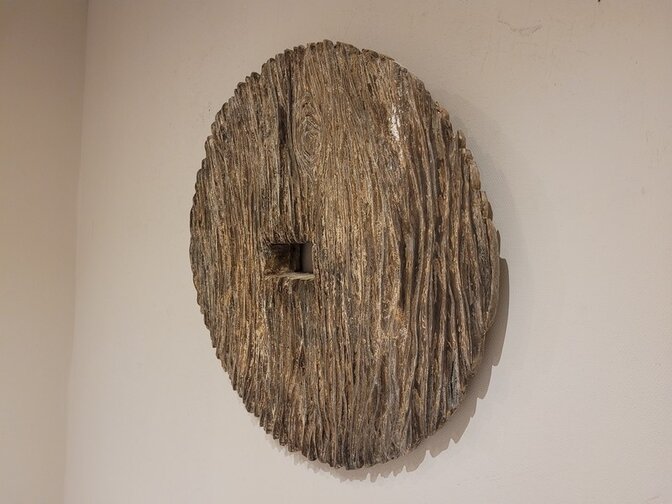 Rond decoratie wandpaneel - 80cm