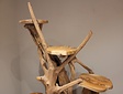 Etagere rustiek teak wortelhout - 200cm - SA2521-01